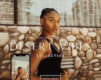Desert Vibes LUTs Collection for Video Editing (Photoshop, Premiere, Resolve)