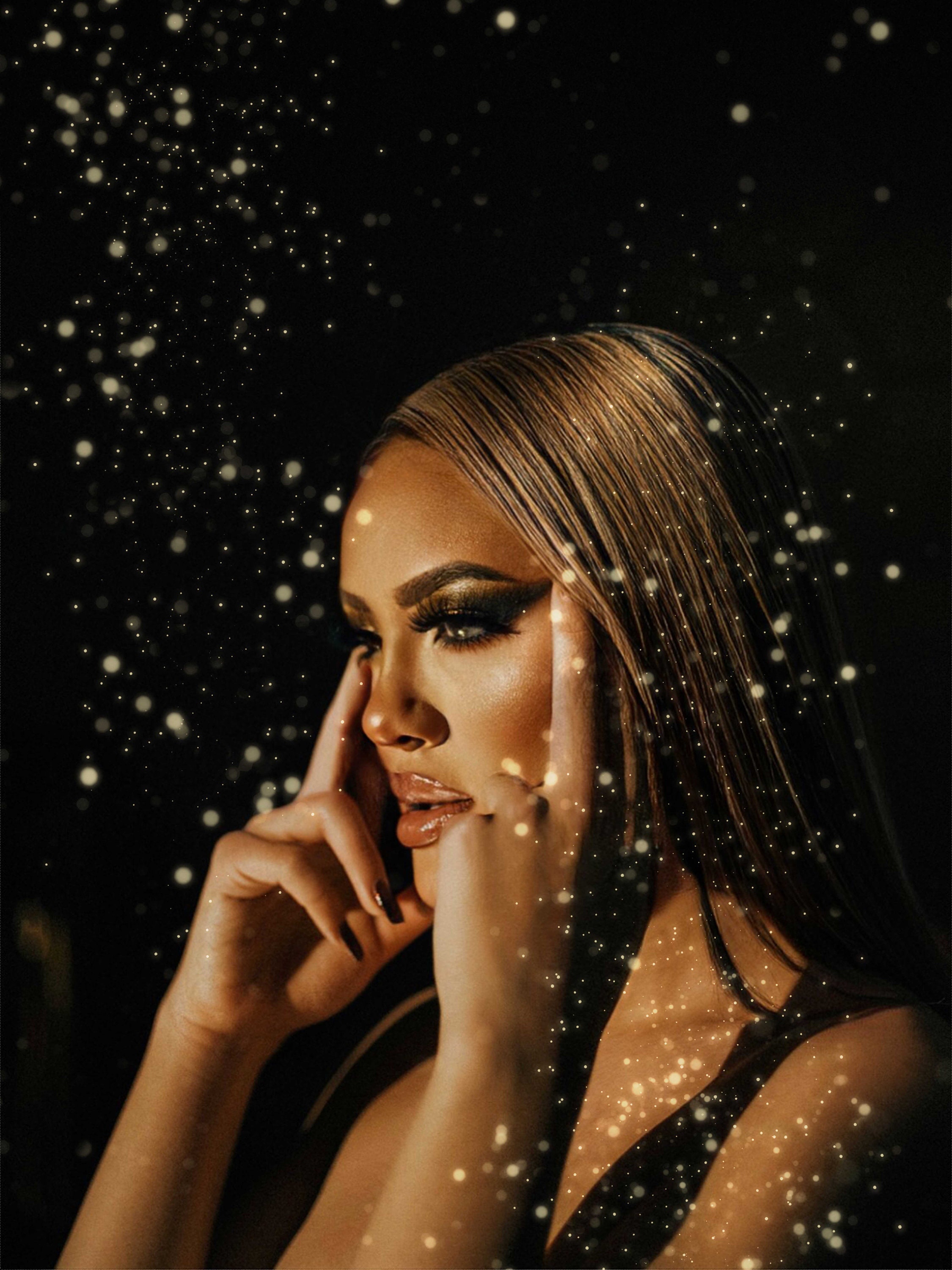 50 Golden Glitter Photo Overlays, Realistic JPG Effects - Etsy