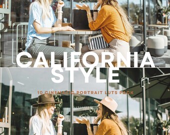 California Style LUTs Pack: Cinematic Summer Color Grading for Video (Photoshop)