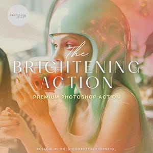 Brightening Photoshop Action - Instant Enhance Photo Exposure, Lighten & Lift Images | Professional Photo Editing Tool | Digital Download