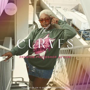 Photoshop Curves Action, Tone & Contrast Adjustment Tool, Custom Photo Enhancement, Photoshop Actions, Digital  Download