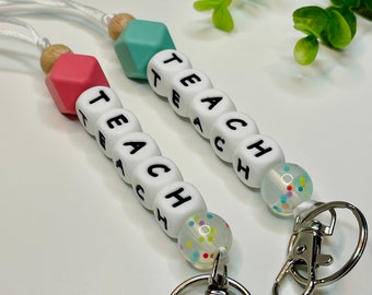 Cordón / Cordón de maestro / Cordón de cuentas / Cordón de silicona / Collar de cordón / Soporte de insignia / Cordón de insignia / Soporte de identificación de trabajo
