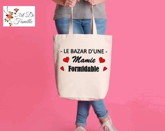 Tote Bag Bag Granny Personalisiertes Geschenk Großmutter's Day Canvas Bag Tote Bag Handle Run Granny Bazaar