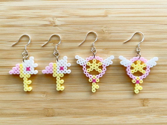 Perler bead hotsell earrings