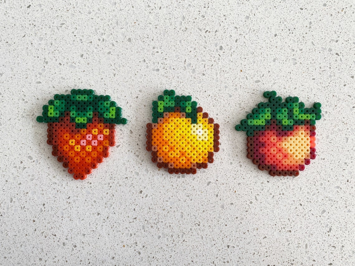 Stardew Valley-fruitsseries 1pixel Perler Beads Art Can - Etsy Canada