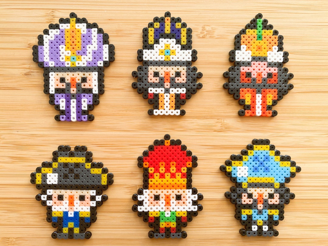 Perler Beads Art- the King Nutcrackers- Can Be Ornament, Fridge