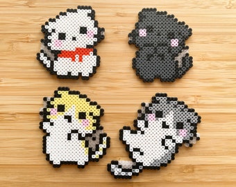 Kawaii Perler Bead Animals 