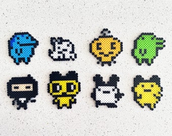 その他 beads art Tamagotchi- Pixel Perler Beads Art, Can be Fridge Magnet, Keychain