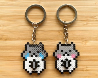 Pixel Art Emoji Keychain Magnet Badge Phone Charm - Etsy