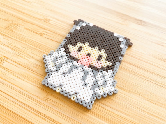 Perler Beads Art- Monchhichi- Can Be Fridge Magnet, Keychain