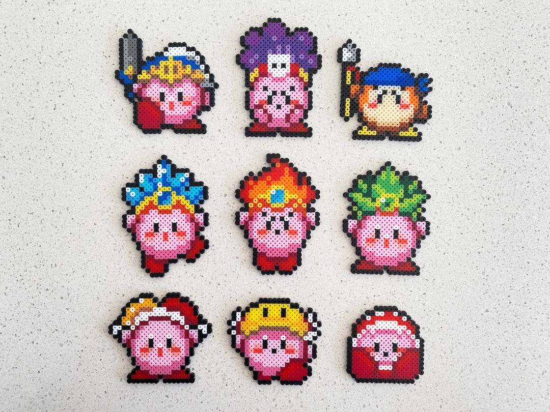 10 Kirby Perler Beads Patterns For Gaming Fans - DIY Crafts