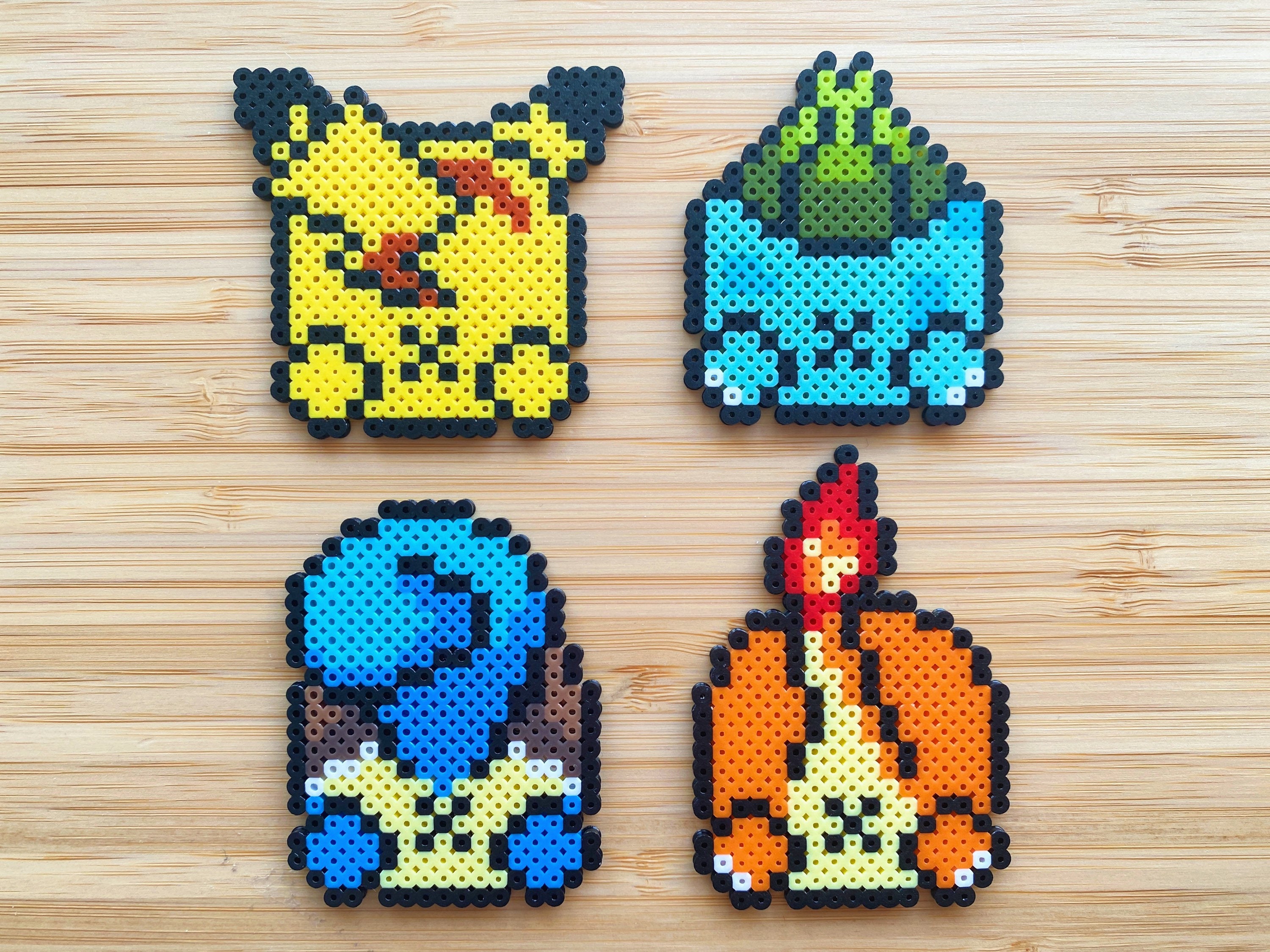 Plaque de porte Pokémon Pikachu perles hama beads neuf
