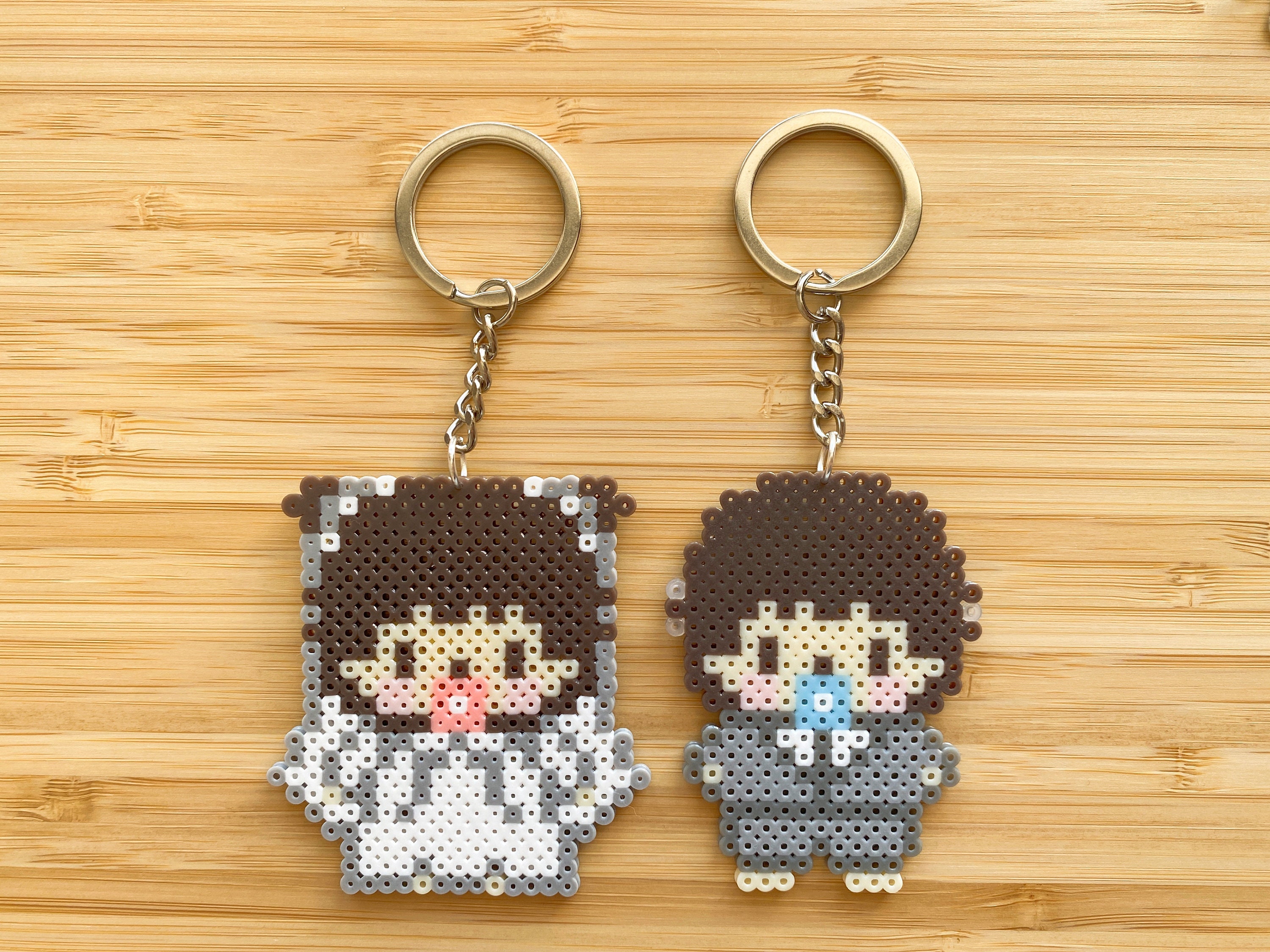 Perler Beads Art- Monchhichi- Can Be Fridge Magnet, Keychain