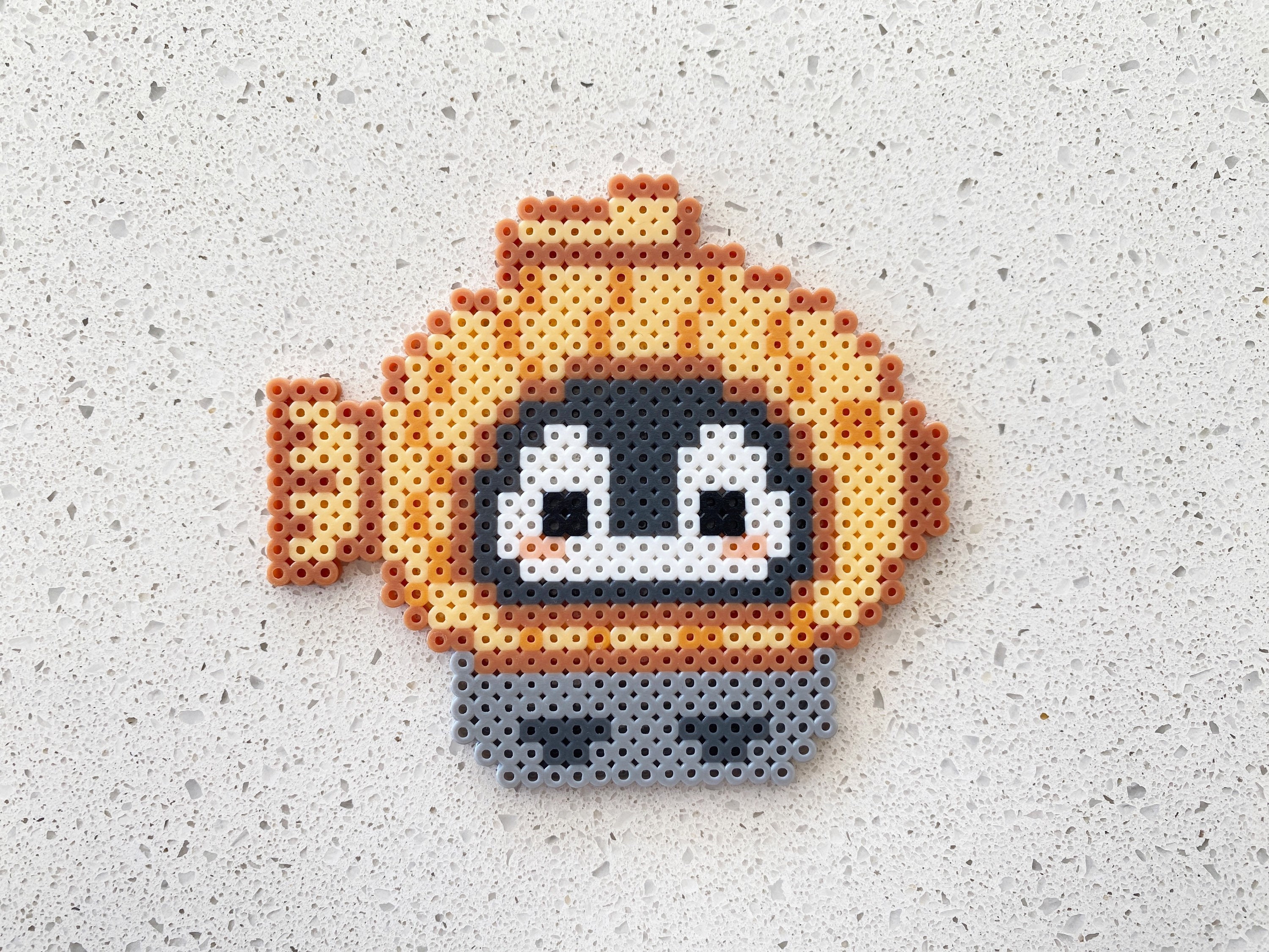 Cute Penguinspixel Perler Beads Art, Can Be Fridge Keychain