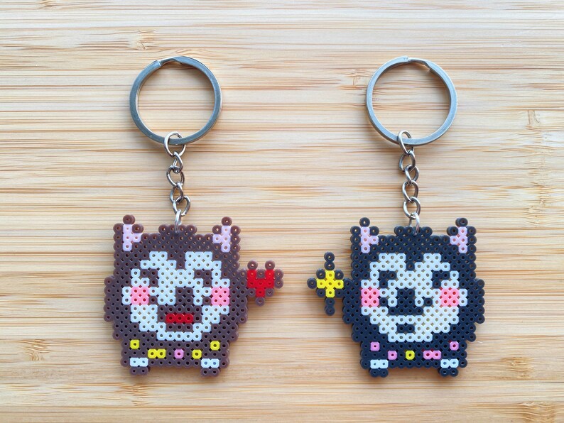 Haskie Perler Beads Art Can Be Fridge Magnet Keychain - Etsy