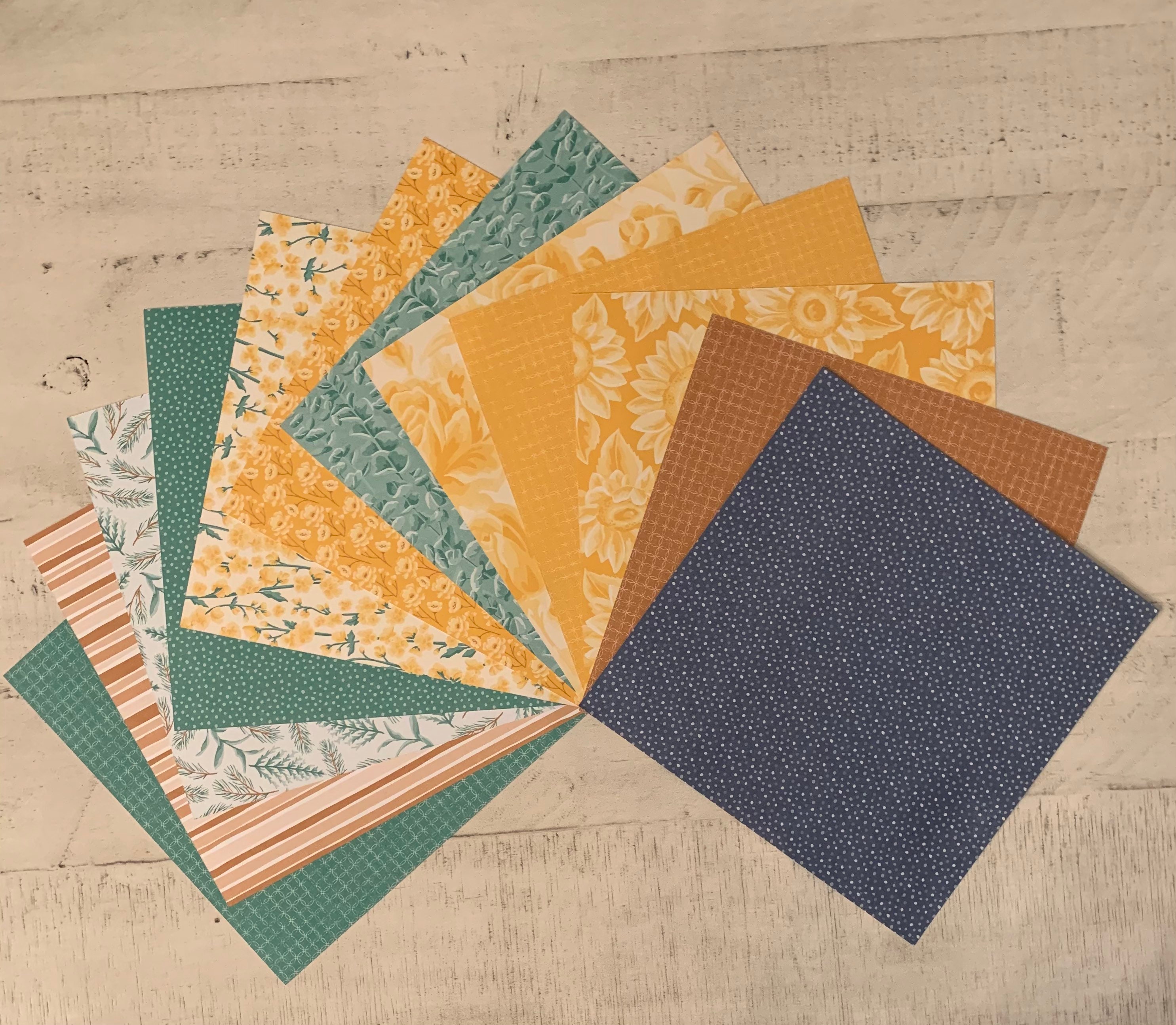 Stampin up Flowers for Every Season 6 X 6 Designer Series Paper Sampler ...