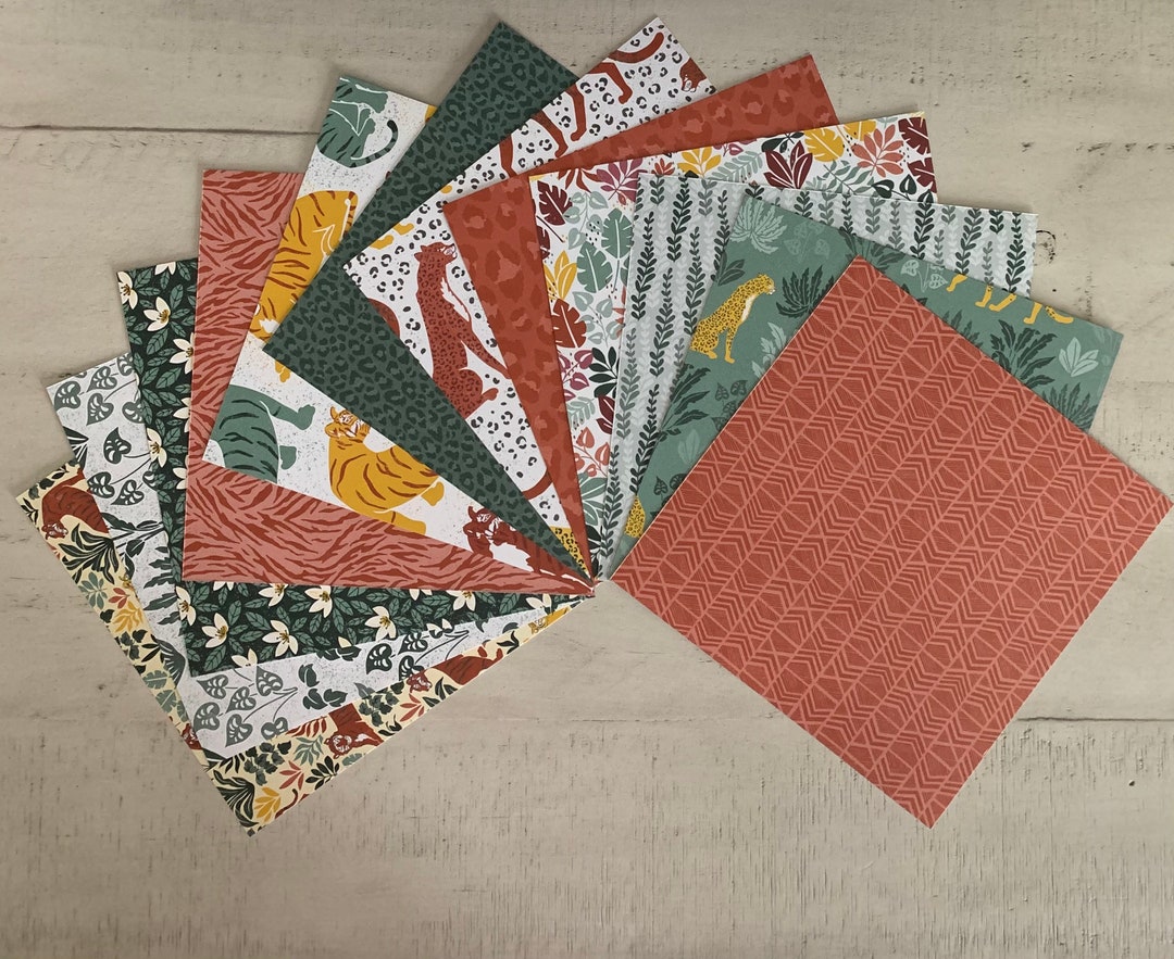 Stampin’ up - in the Wild 6” X 6” Designer Series Paper Sampler - 12 ...