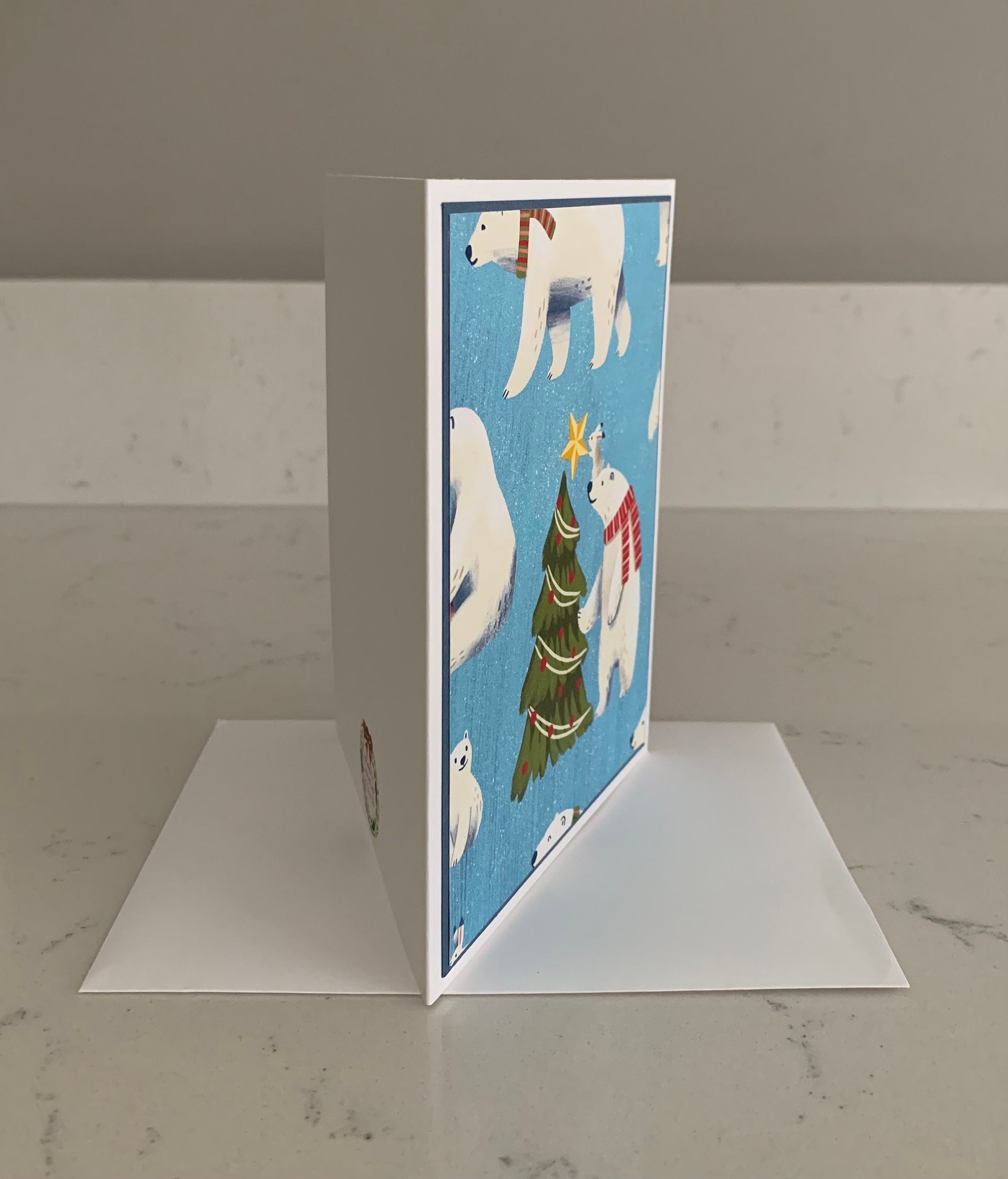 Handmade Stampin’ up Beary Christmas DSP Notecards W/ Envelopes - Set ...