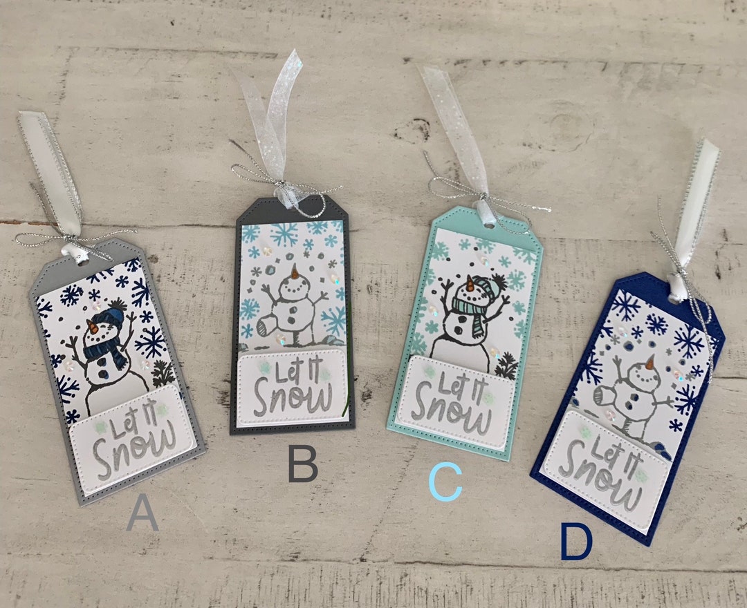 Handmade Stampin’ up Christmas Tags - Xmas Tags | Christmas Tags | Gift ...