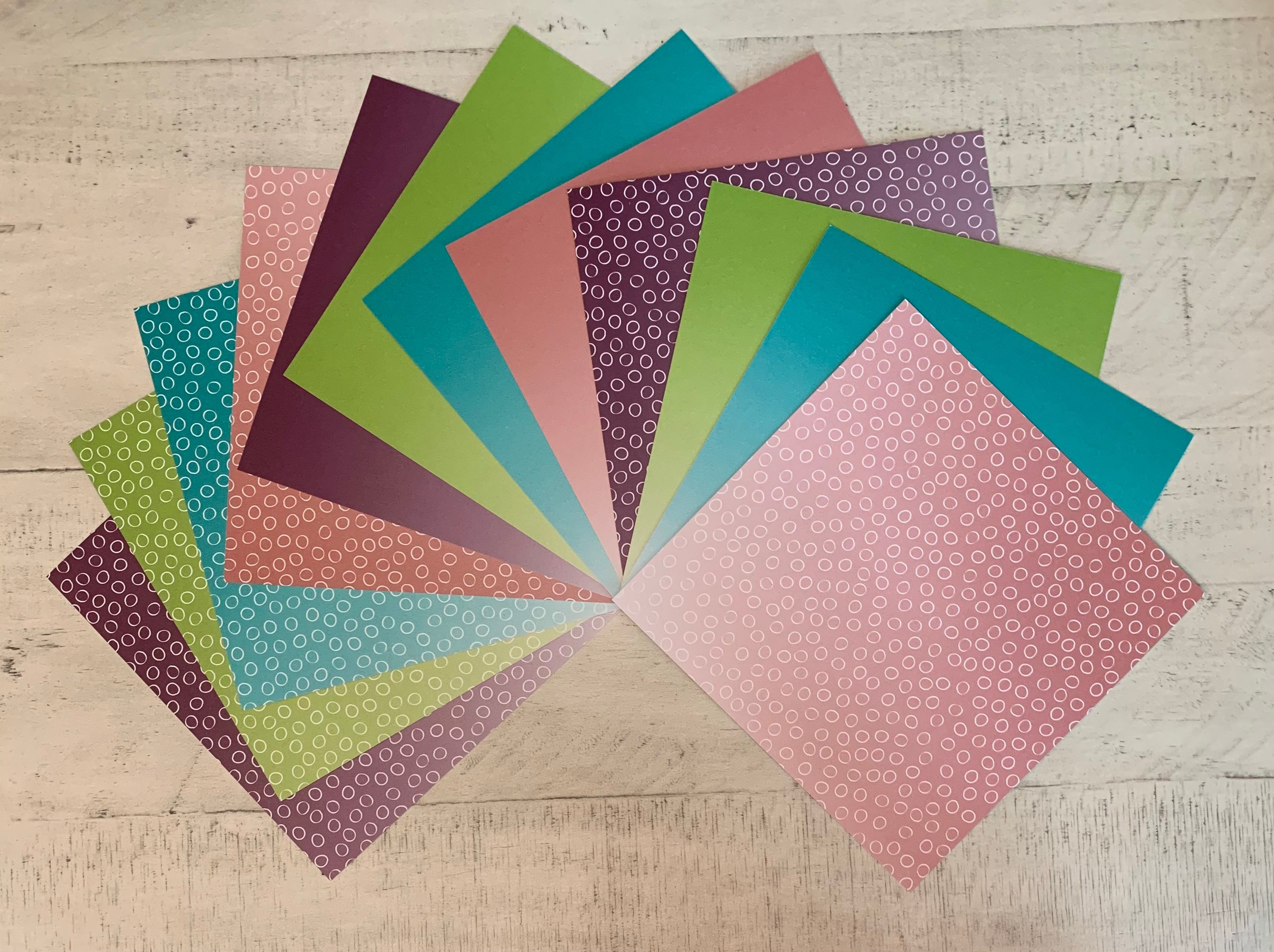 Stampin’ up - Oh so Ombré 6” X 6” Designer Series Paper Sampler - 12 ...