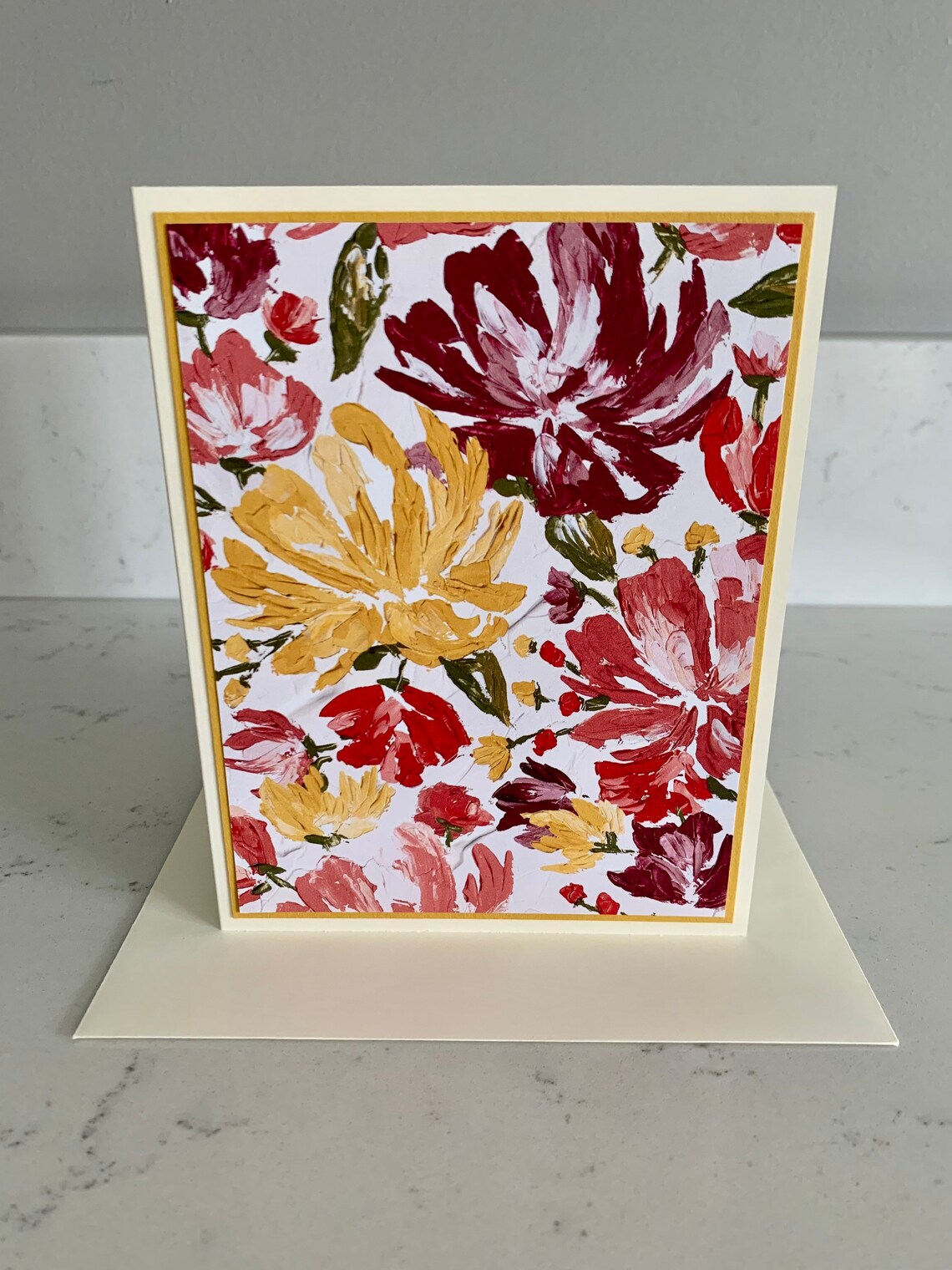 Handmade Stampin’ up Fine Floral Designer Series Paper Notecards W ...