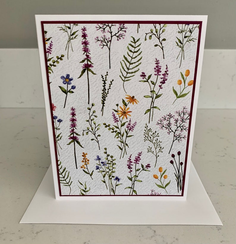 Handmade Stampin up Dainty Flowers Designer Series Paper - Etsy