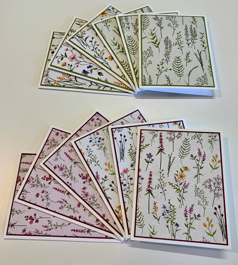 Handmade Stampin up Dainty Flowers Designer Series Paper - Etsy
