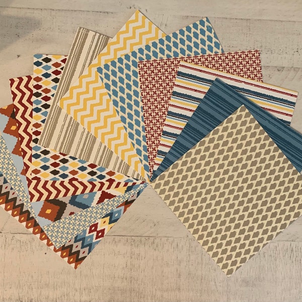 Stampin’ Up - Parker’s Patterns 6” x 6” Designer Series Paper Sampler - 12 sheets/12 designs - RETIRED