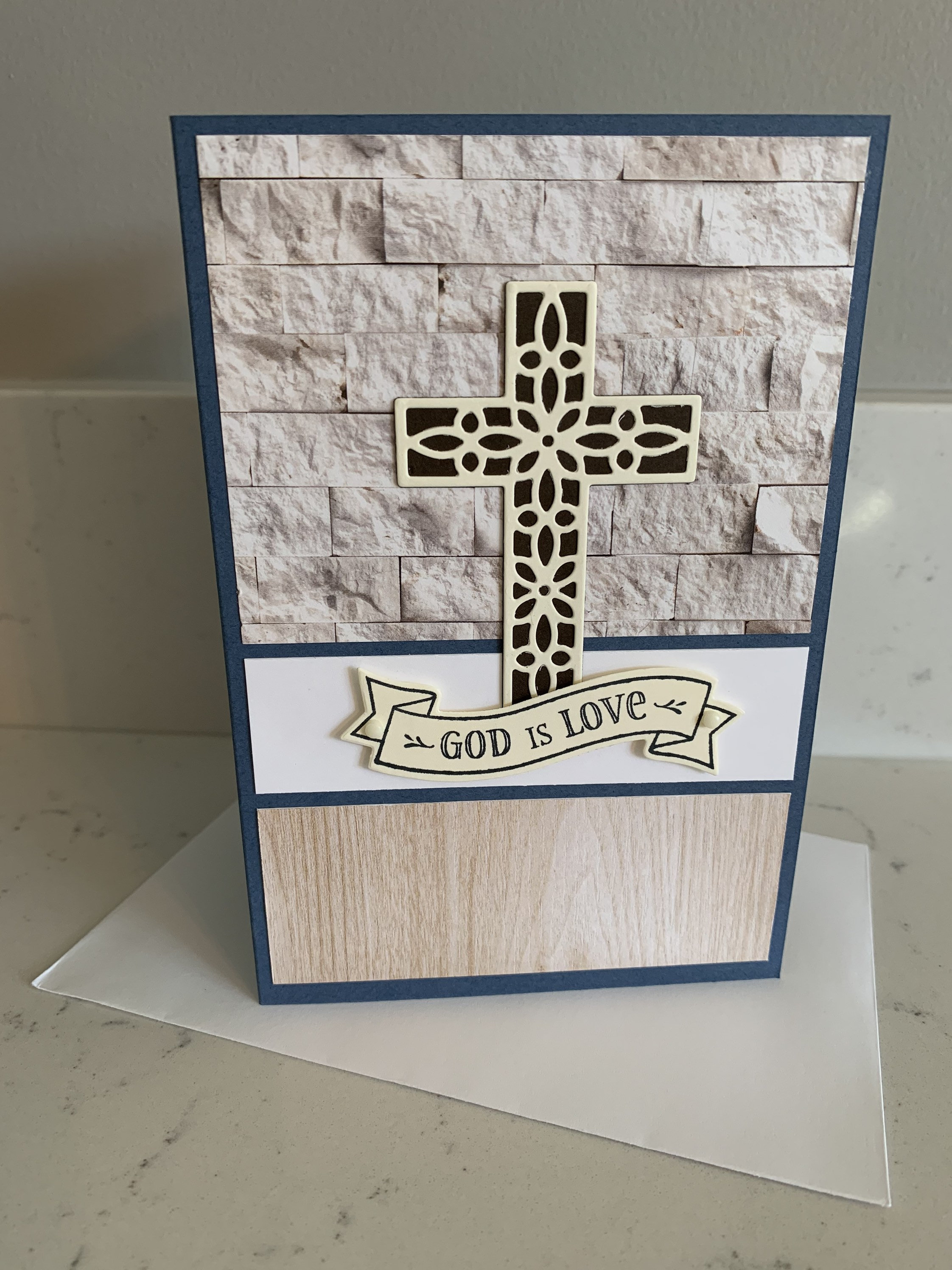 Stampin’ up Handmade Religious Cross God is Love Cards - Etsy