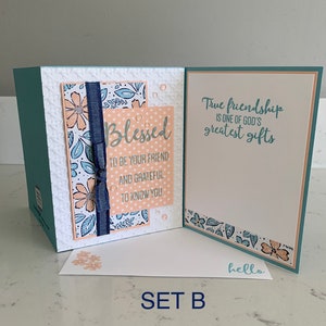 Handmade Cards Stampin’ up - Set of 6 - Blessed to Be Your Friend Cards ...