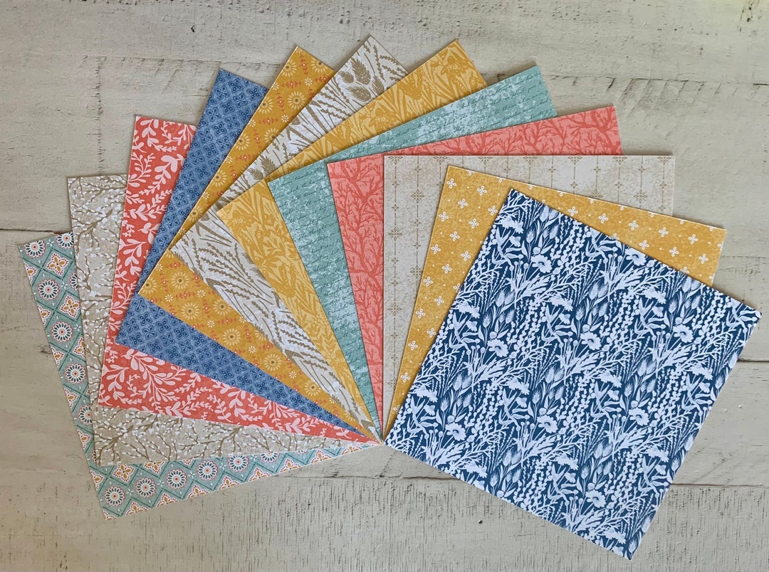 Stampin’ up - Harvest Meadow 6” X 6” Designer Series Paper Sampler - 12 ...