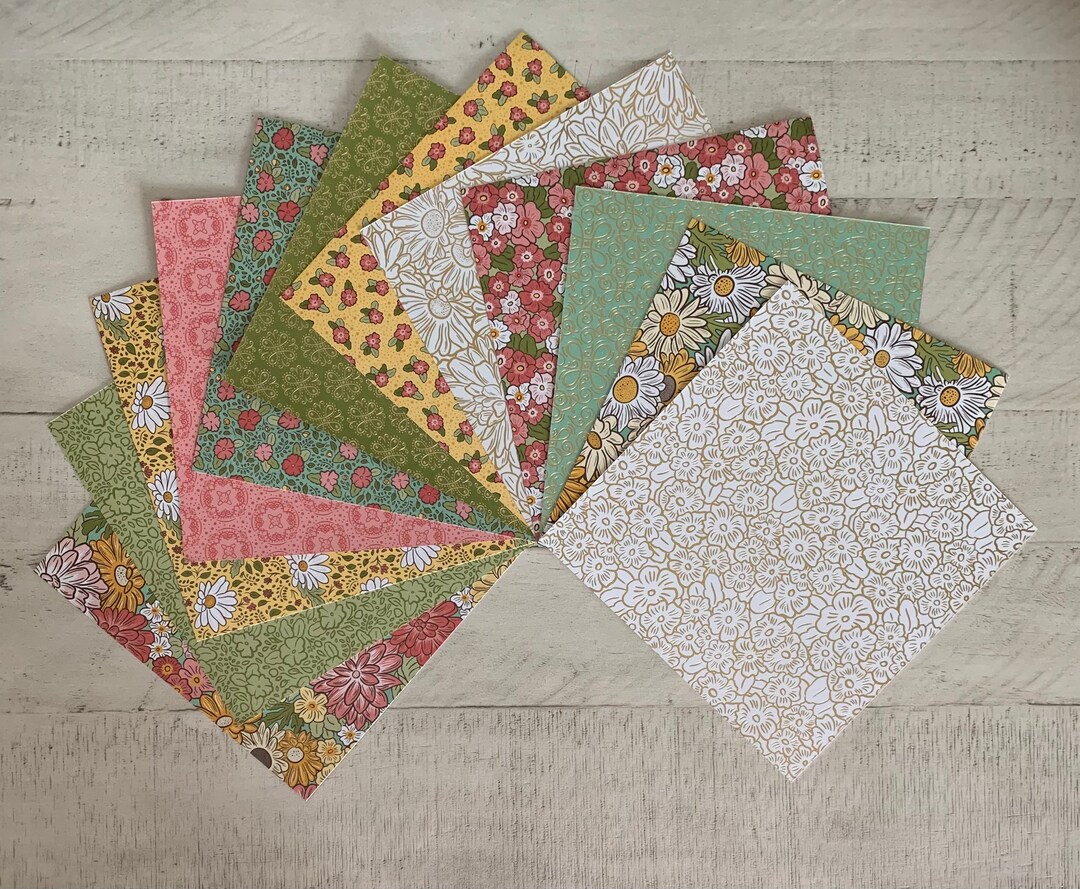 Stampin’ up - Ornate Garden Specialty 6” X 6” Designer Series Paper ...