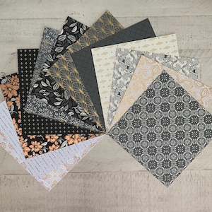 Stampin’ Up - Simply Elegant Specialty 6” x 6” Designer Series Paper Sampler - 12 sheets/12 designs - RETIRED