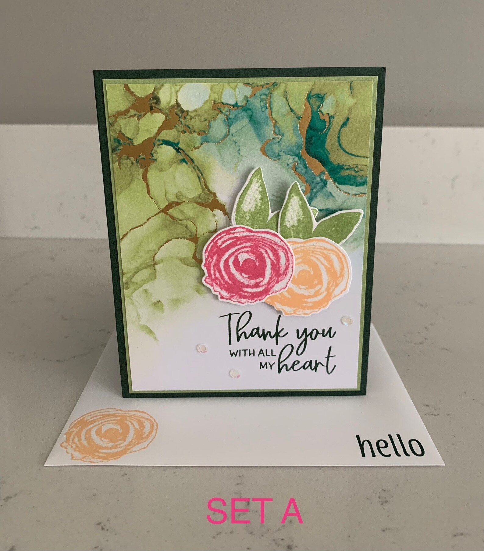 Handmade Cards Stampin’ up - Set of 6 - Thank You Cards - Etsy