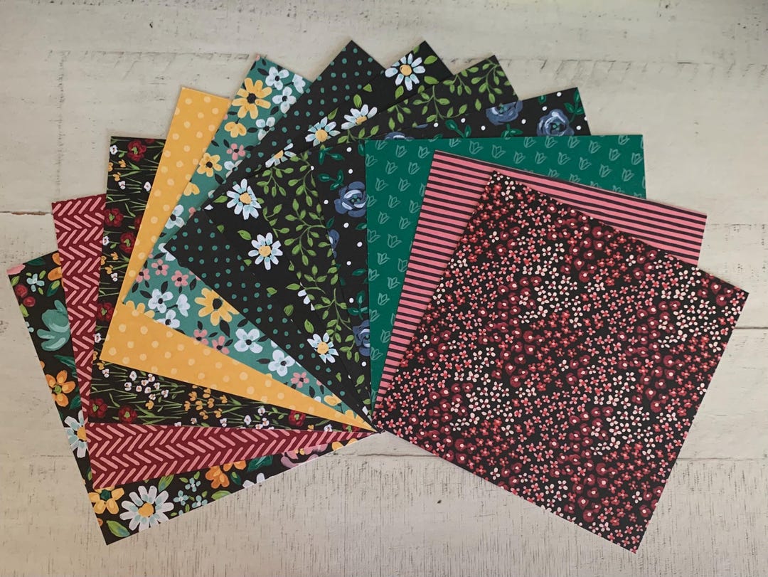 Stampin’ up - Flower & Field 6” X 6” Designer Series Paper Sampler - 12 ...