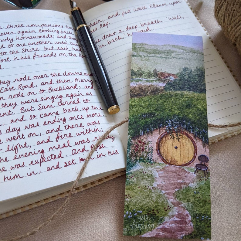 Personalised Shire Home Bookmark Doublesided Custom Etsy UK