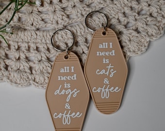 Retro Hotel Keychain, Vintage Motel Keychain, Cute Key Accessories, Gift For Friends, Funny Motel Keychains