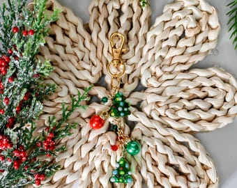 Porte-clés Père Noël En Paracorde, Tirette, Cadeaux De Noël Père Noël, Breloque Pour Sac à Dos, Copain En Paracorde, Accessoires De Sac à Dos - France