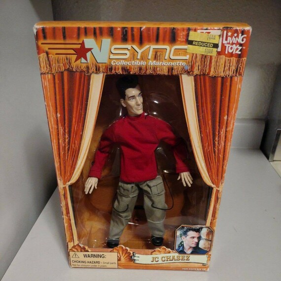 Vintage 2000 NSYNC Collectible JC Chasez Living Toyz Figure