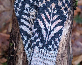 Raceme Mittens- Digital Knitting Pattern