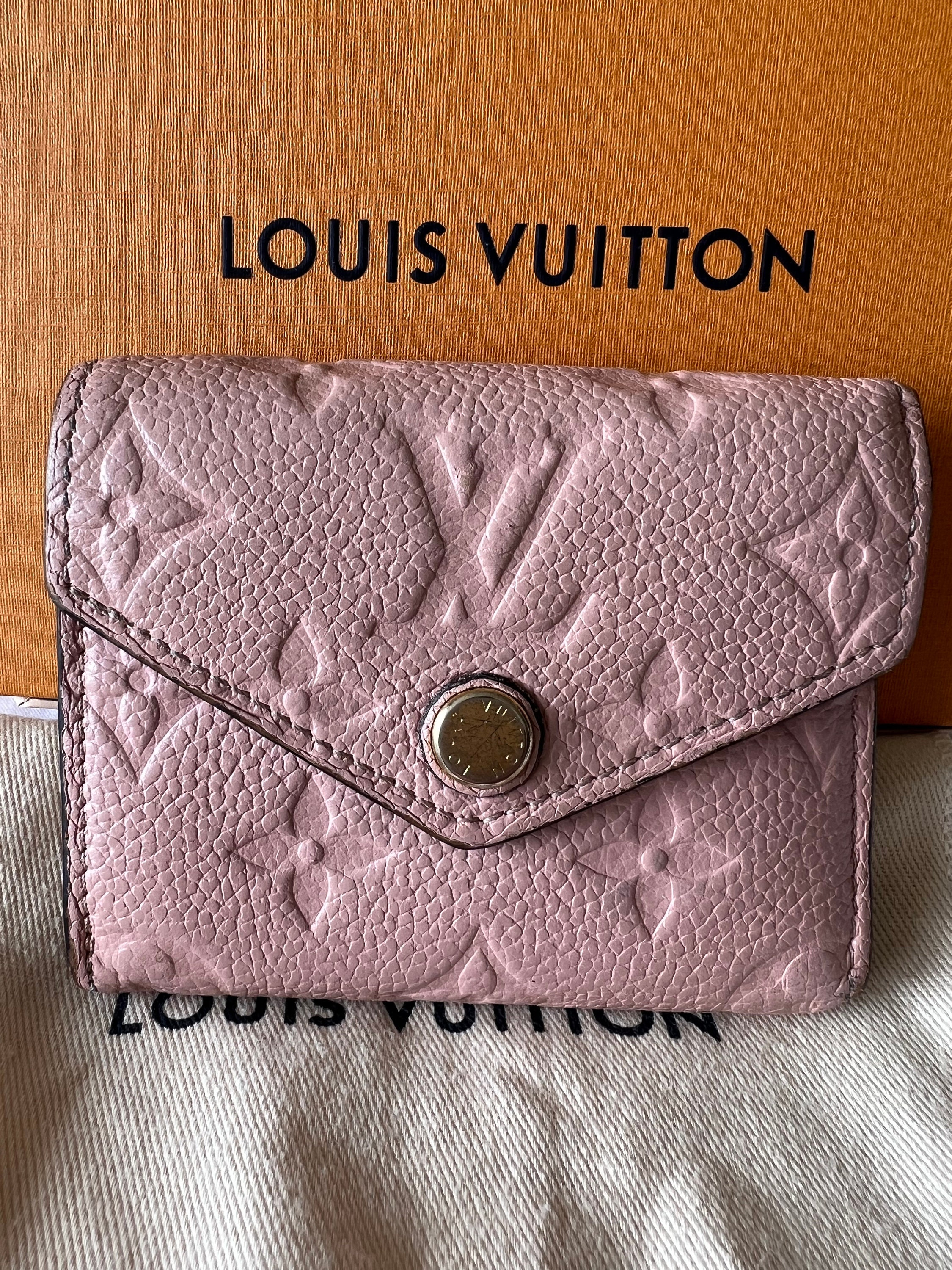 Fuchsia LV card holder hand painted pink fade : r/Louisvuitton