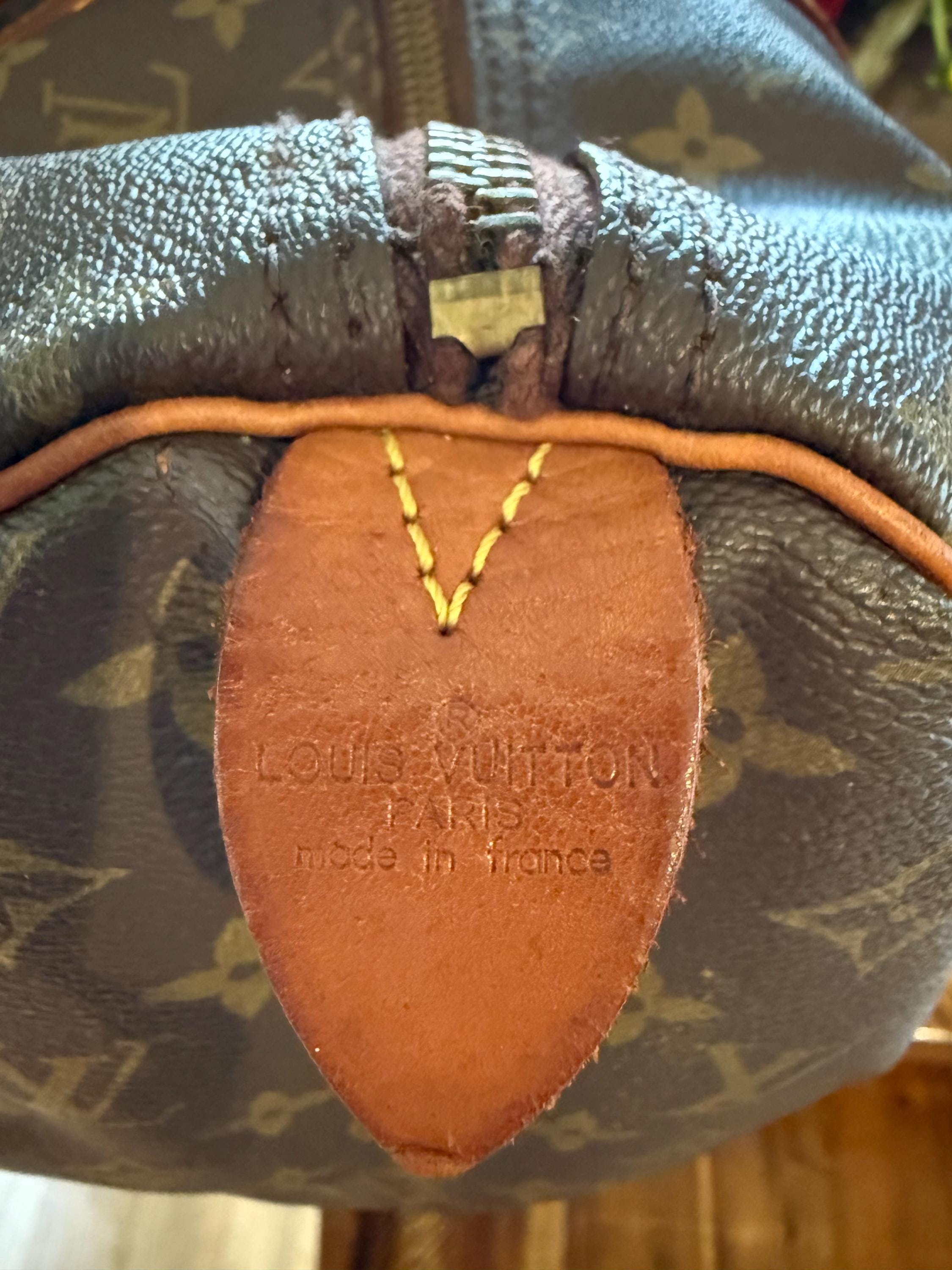 Louis Vuitton バッグ Vintage Louis Vuitton Keepall 45 1982 Eclair Zipper - Etsy
