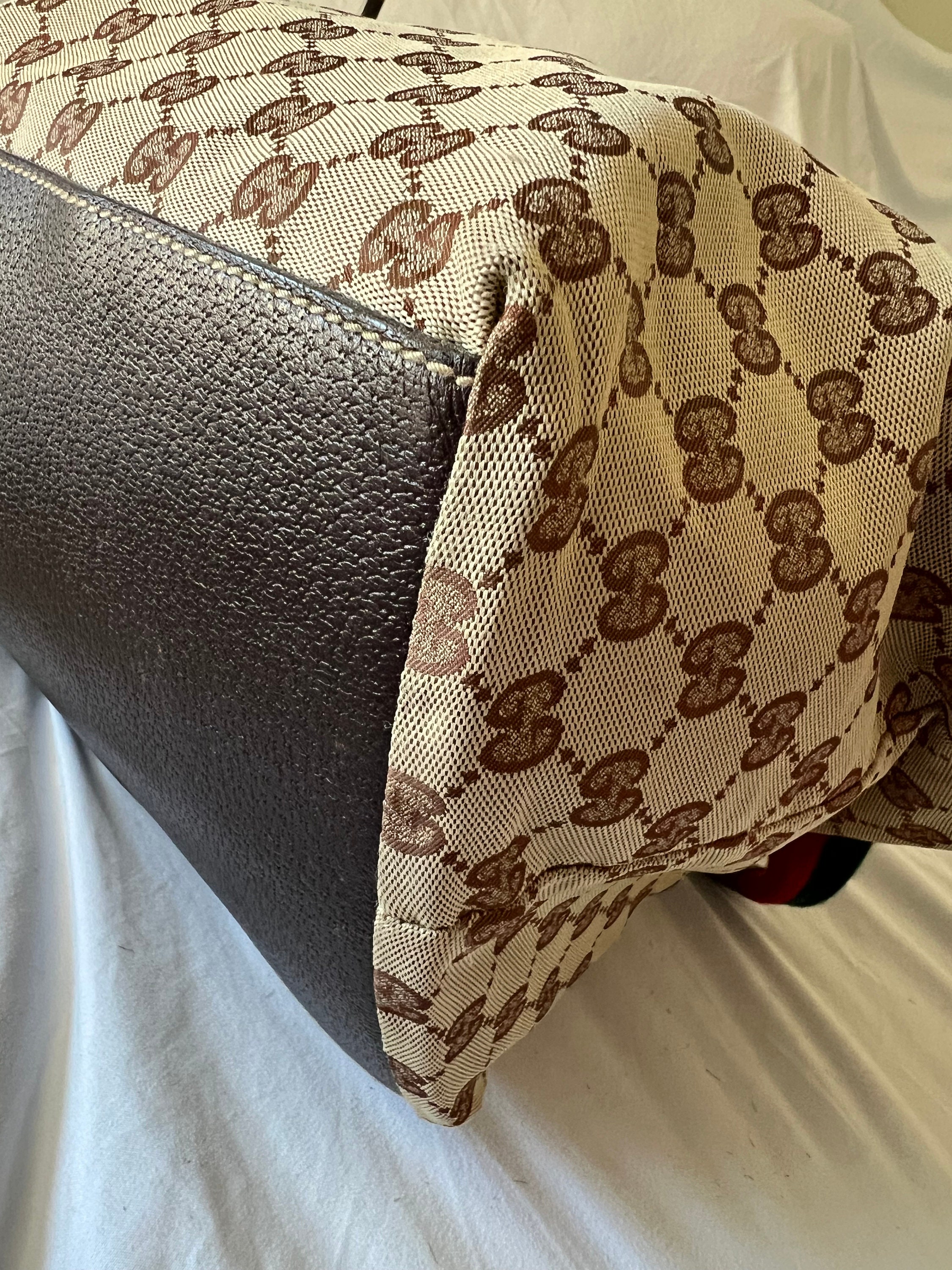 GUCCI GG Canvas Web Tote Tote Bag - Etsy