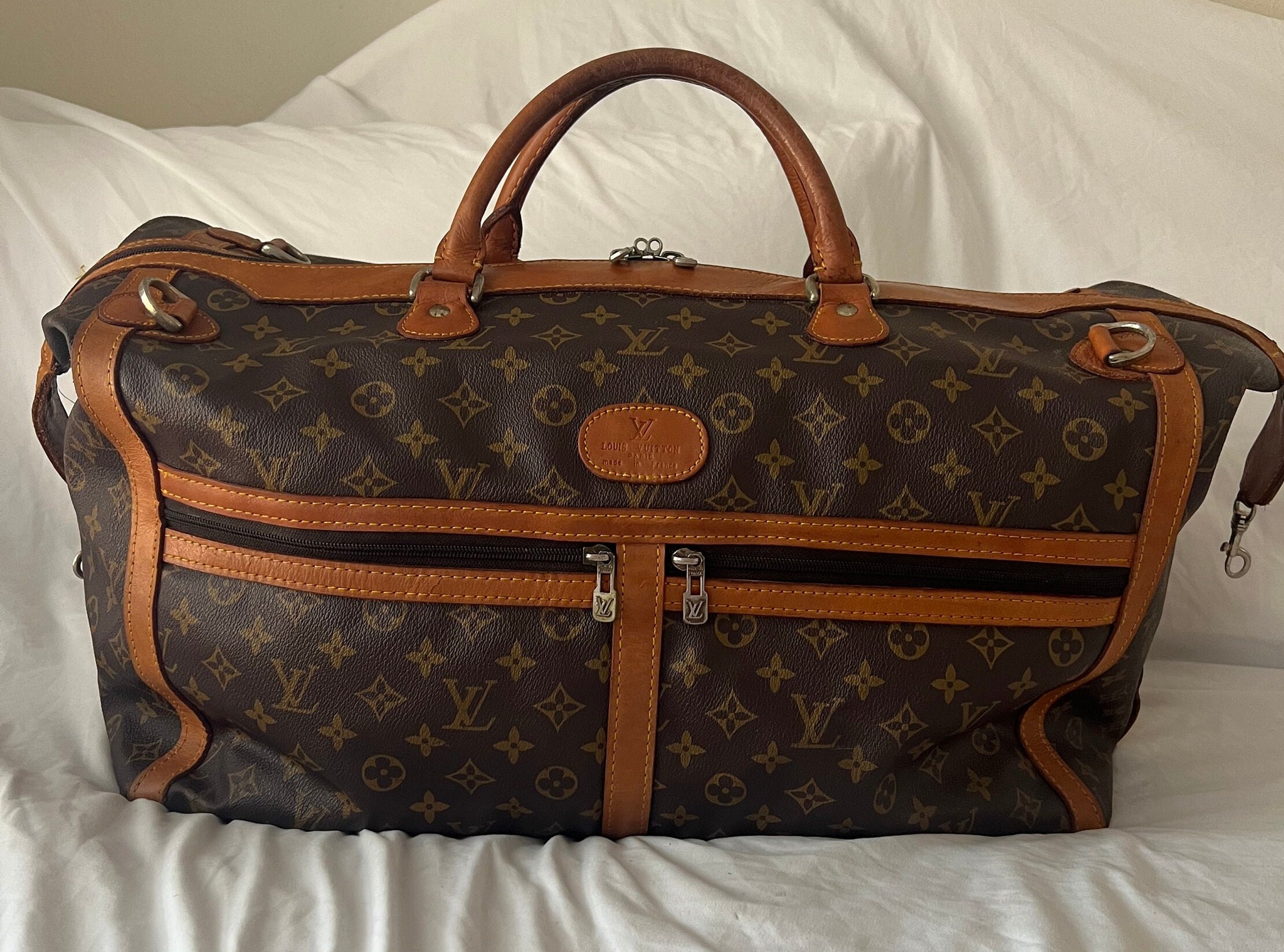 Louis Vuitton ボストンバッグ 約70cm Vintage 1970's Louis Vuitton Travel Duffel Bag Luggage Monogram