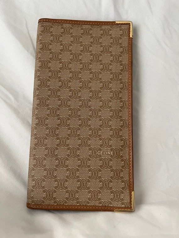 Vintage Celine Macadam Triomphe Long Wallet