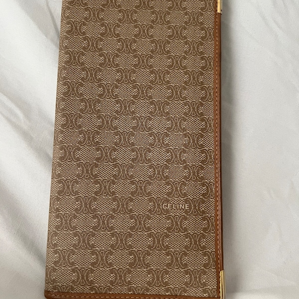 Vintage Celine Macadam Triomphe Long Wallet