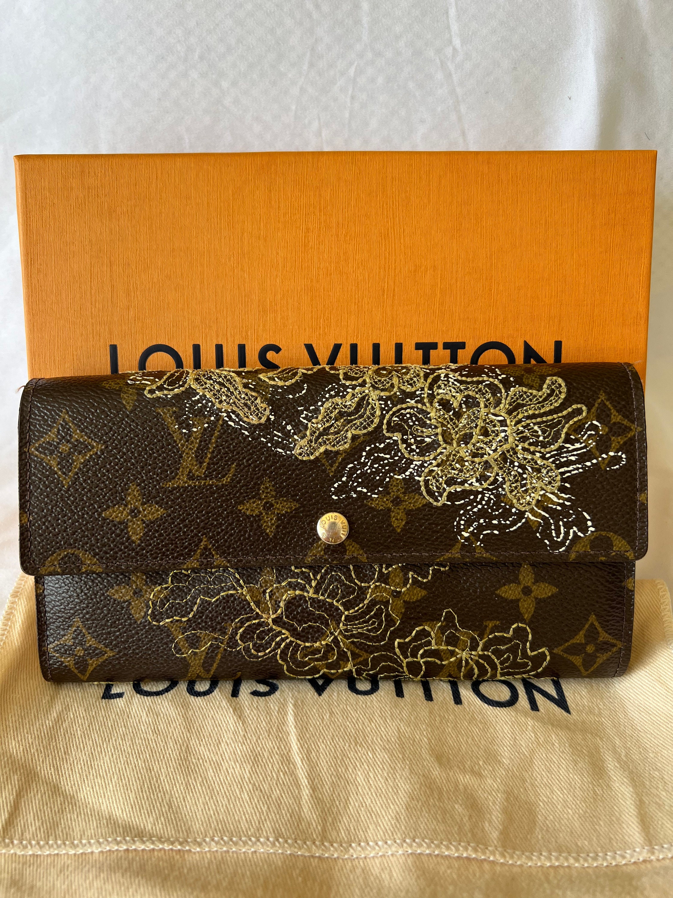 Louis Vuitton Long Wallet Monogram Dantelle Portefeuille Sarah