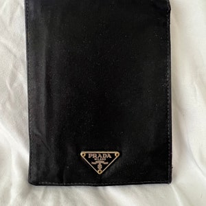 Rare PRADA SAFFIANO Black Nero Leather Wallet Passport-style