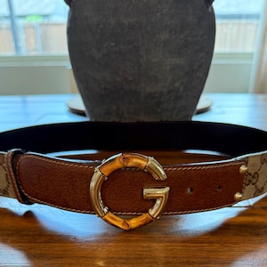 Gucci Bamboo Belt - Etsy
