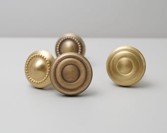 Solid Brass Antique Drawer Knob, Versatile Cabinet Hardware